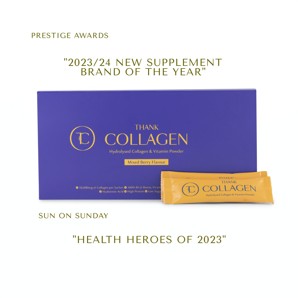 Thank Collagen package with awards